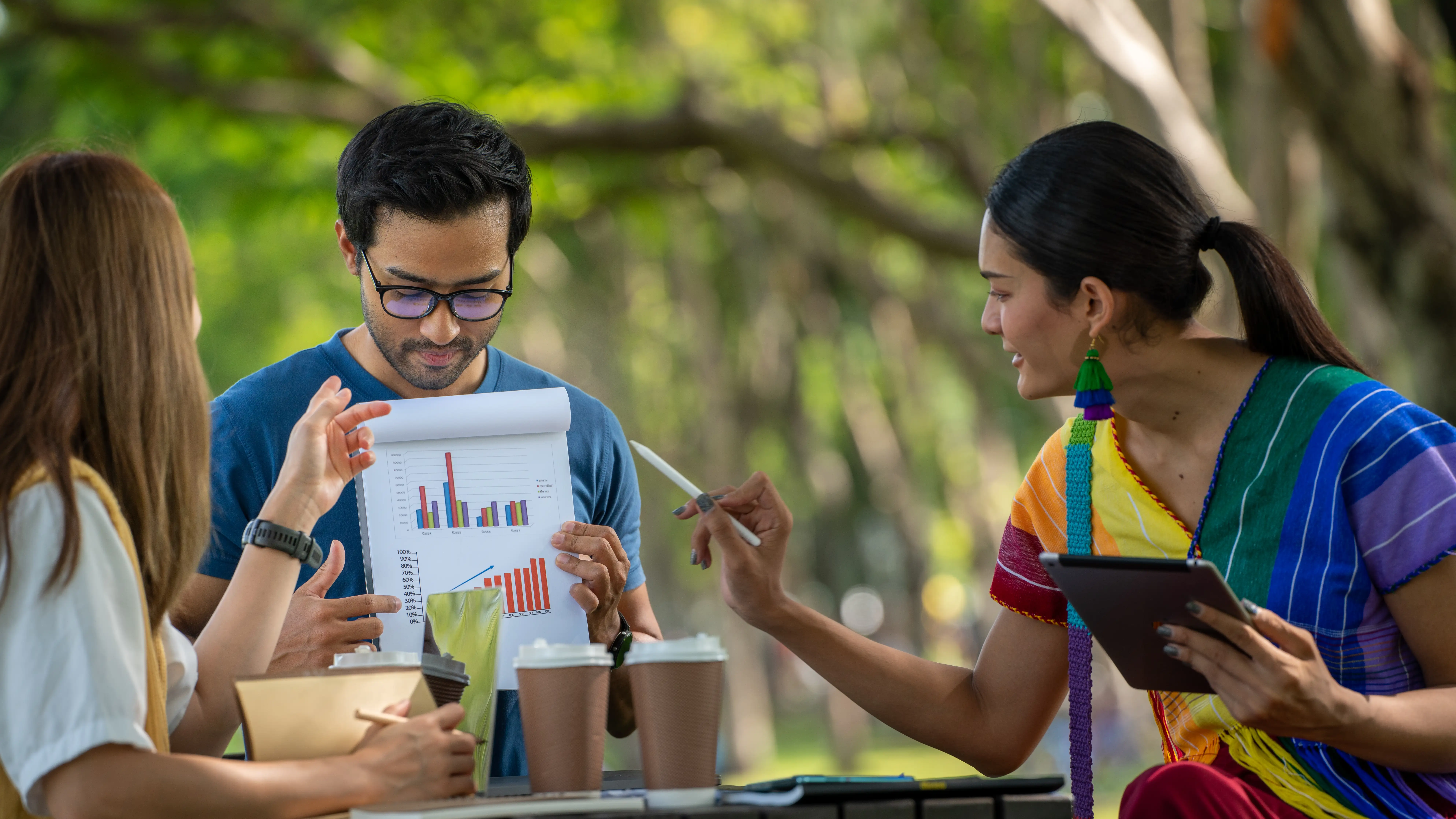 team discussing Best Practices For Creating Effective Nonprofit Annual Reports