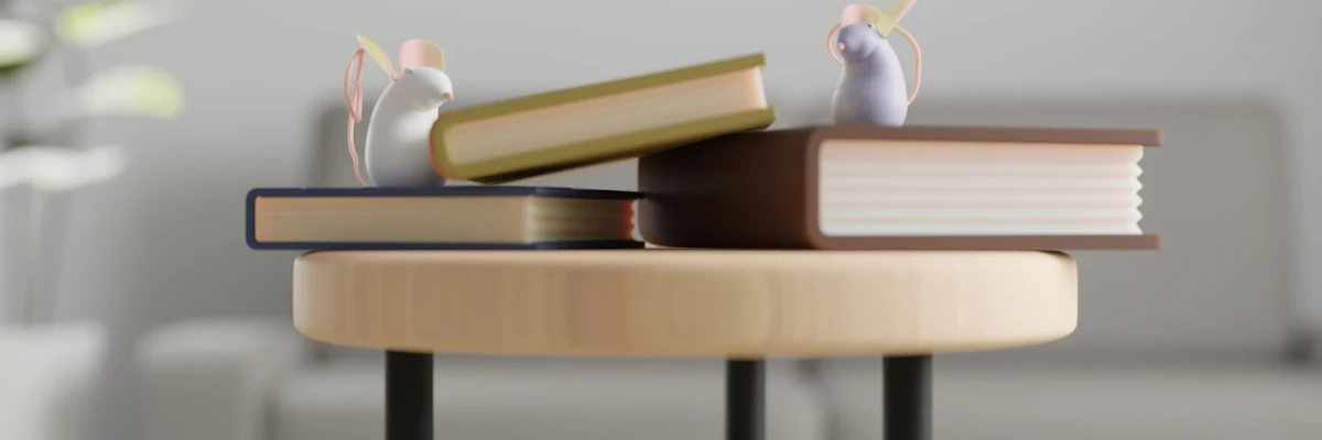 Minimal decor with stylish coffee table books